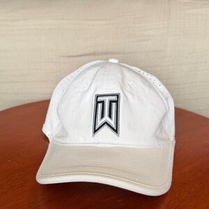 Nike White TW Logo Golf/Running Hat